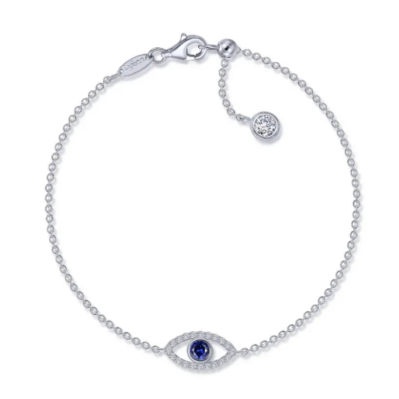 0.62 CTW Evil Eye Bracelet