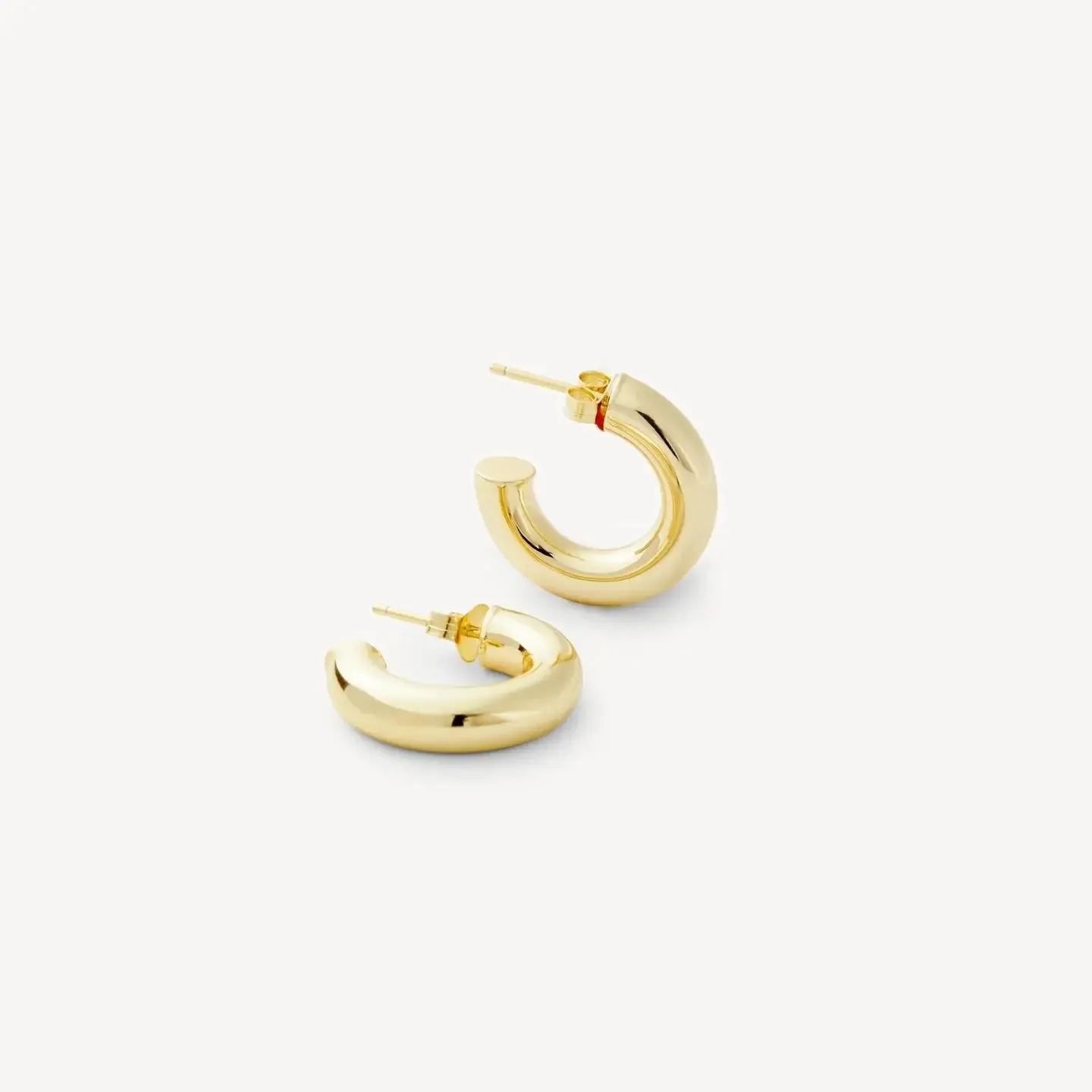 .75" perfect hoops in gold