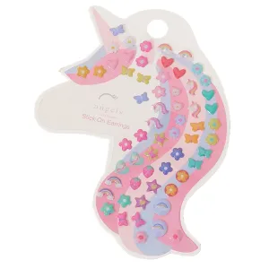 Accessorize London Girl's Unicorn Stick On Earring Set