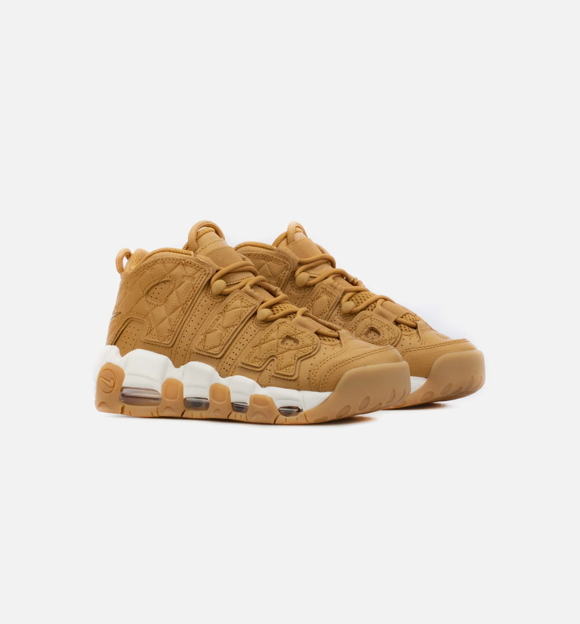 Air More Uptempo Wheat Womens Lifestyle Shoe - Brown