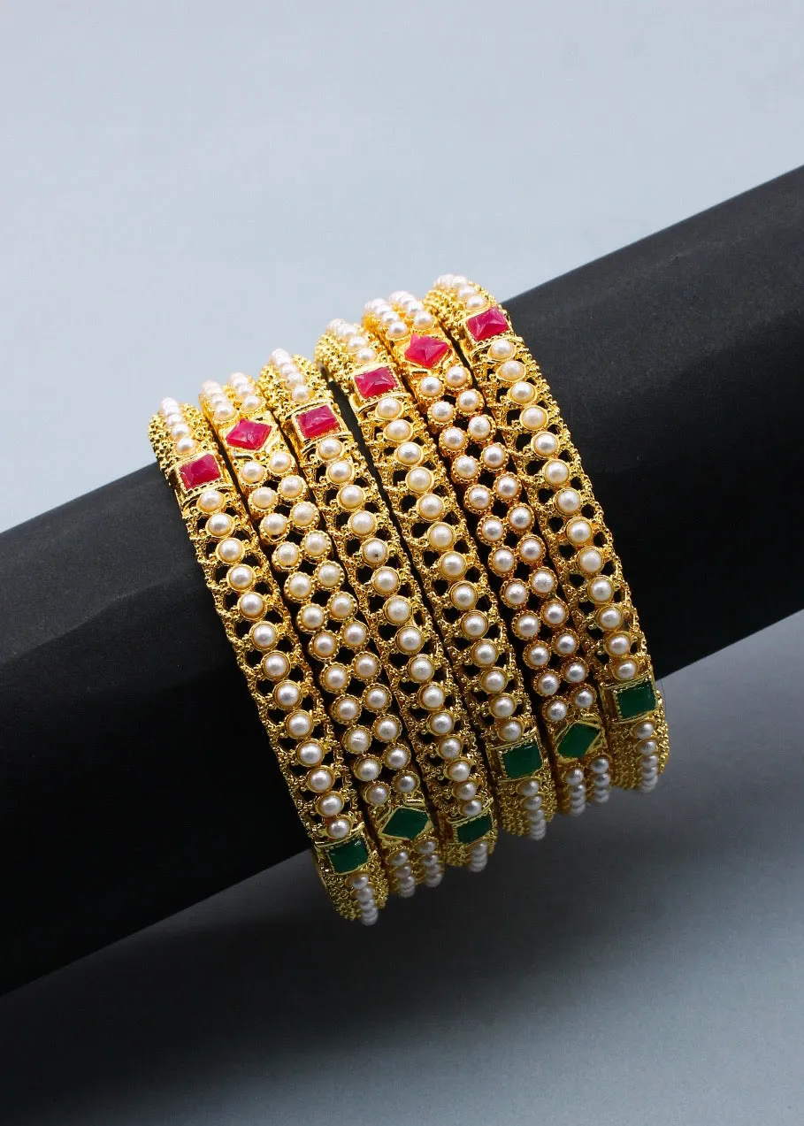 ALLURING MOTI BANGLES