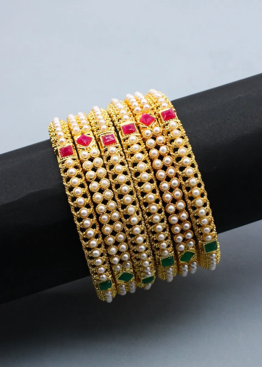 ALLURING MOTI BANGLES