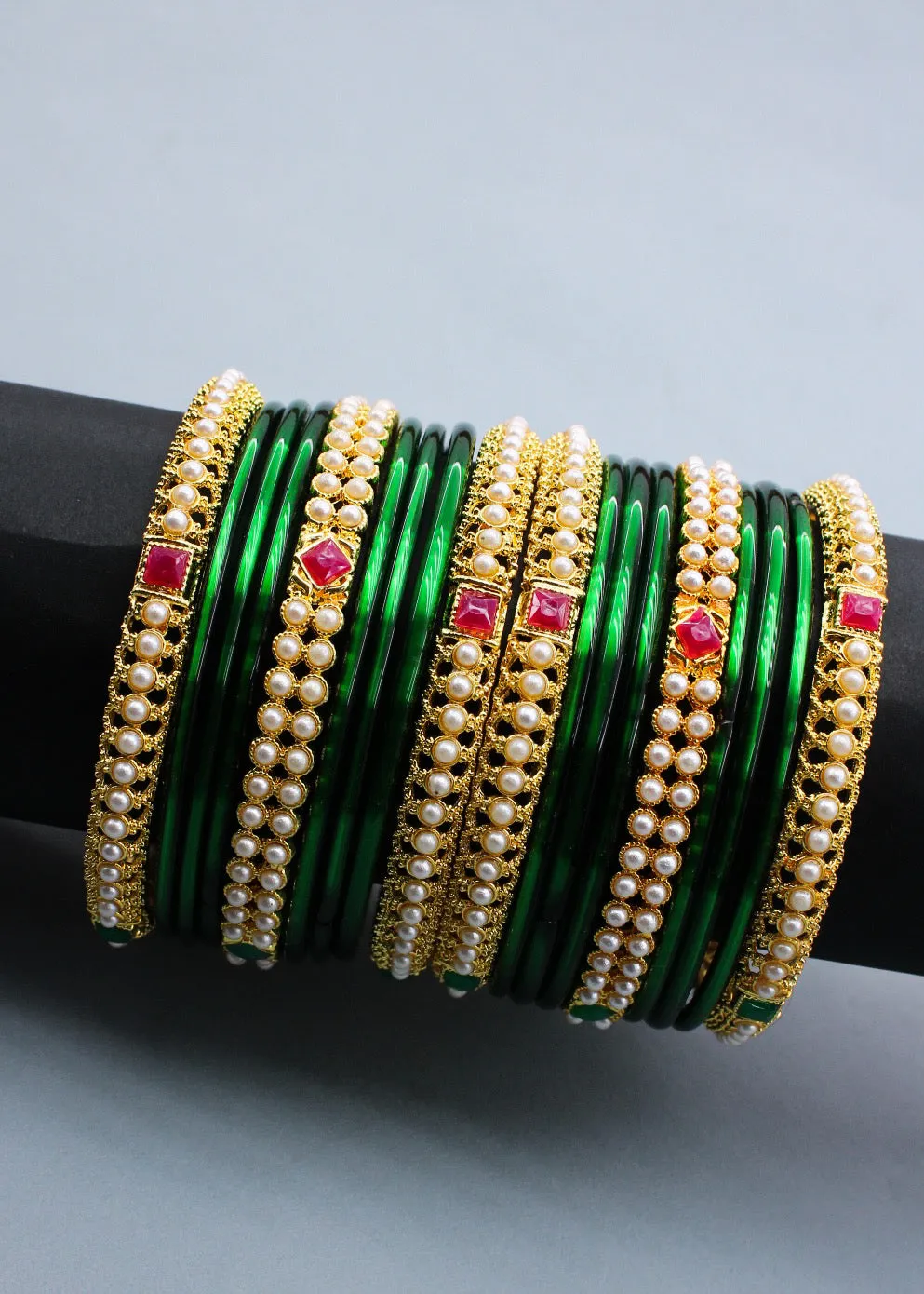 ALLURING MOTI BANGLES