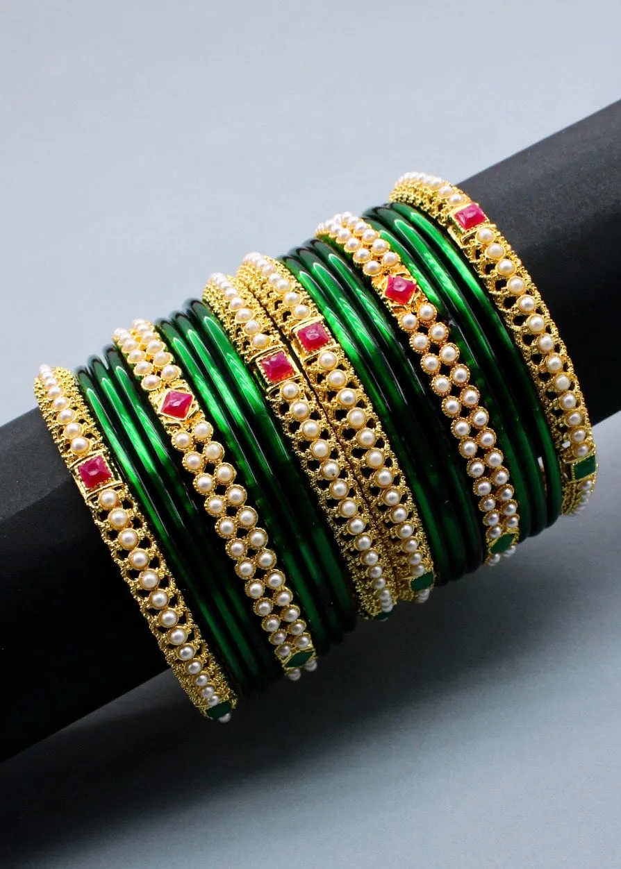 ALLURING MOTI BANGLES