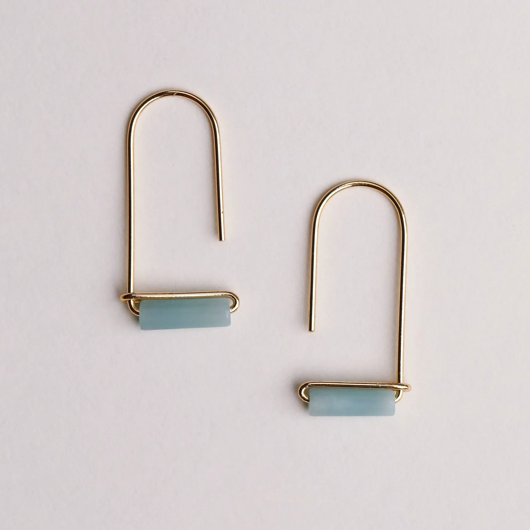 Amazonite Gemstone Drop Earring