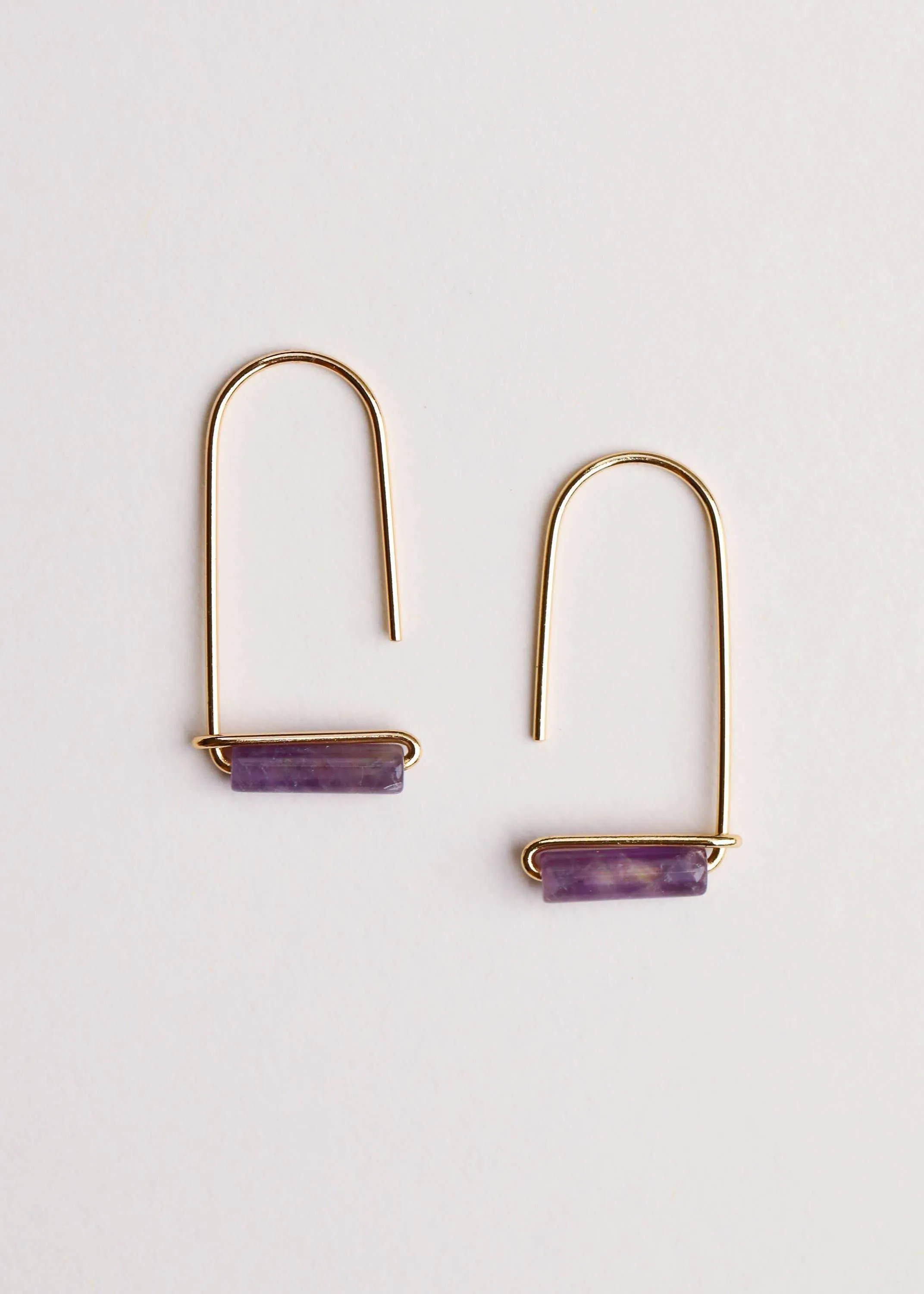 Amethyst Gemstone Drop