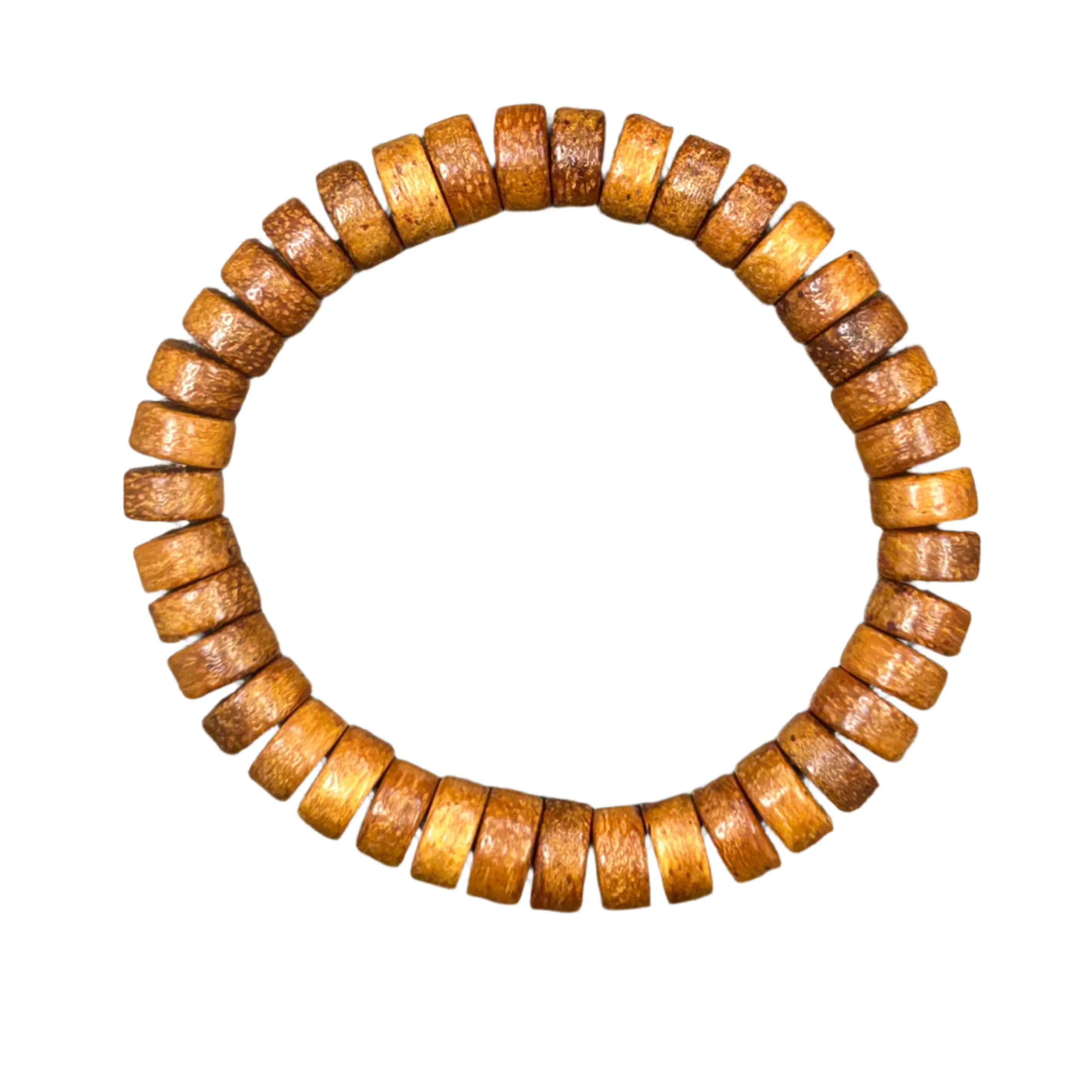 Bayong Wood Rondelle 8x4mm Bracelet