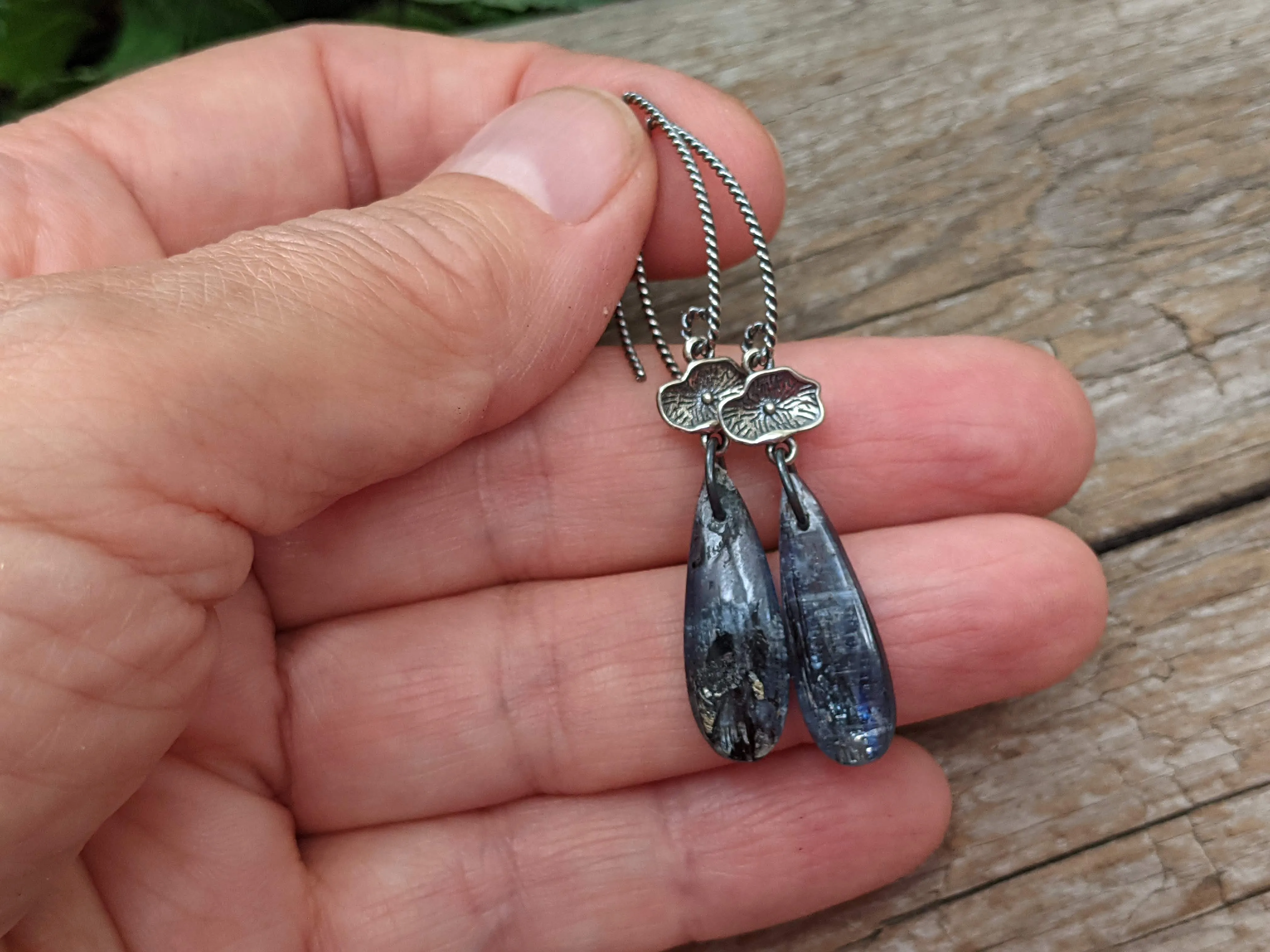 Blue Kyanite Earrings