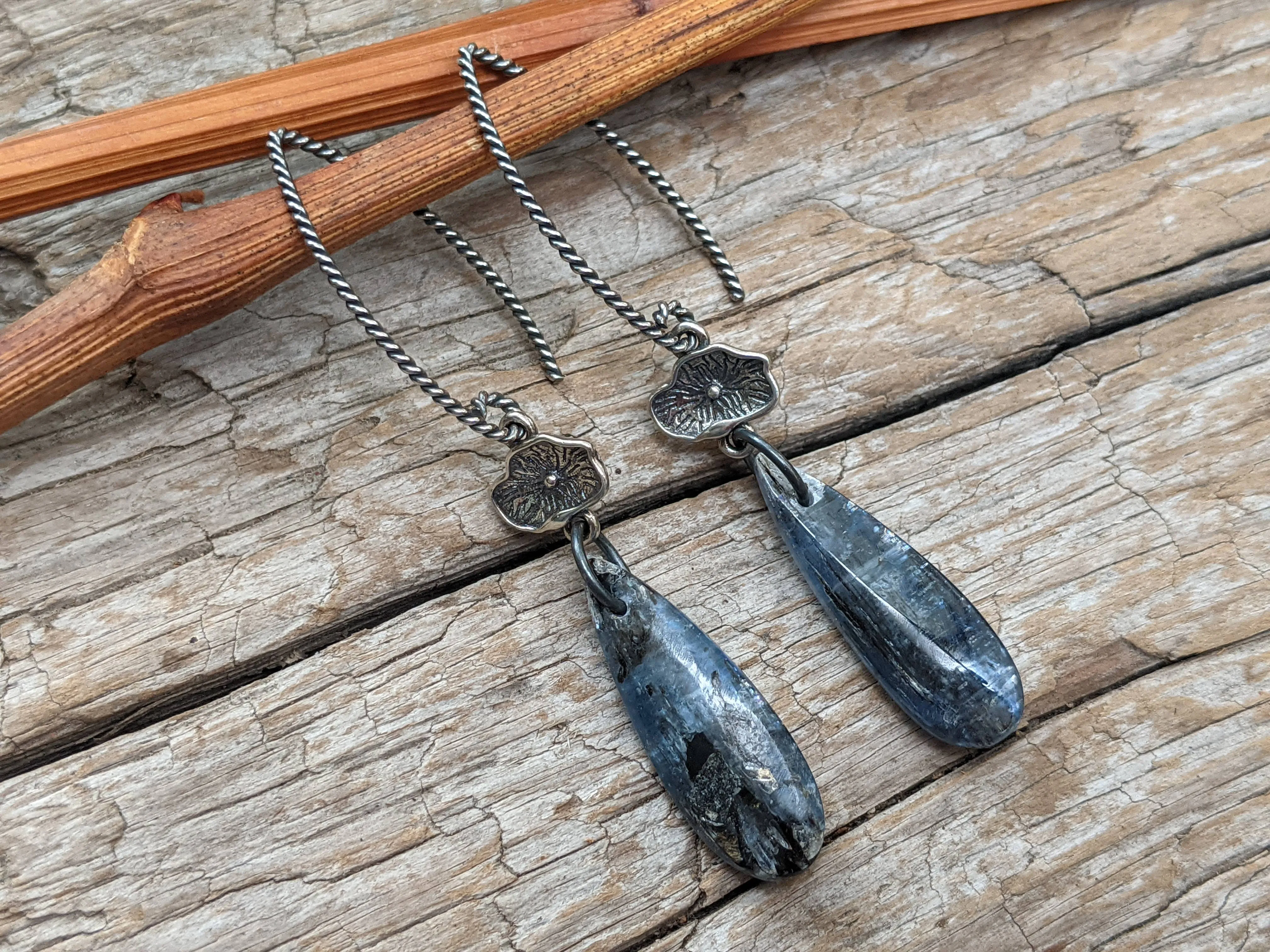 Blue Kyanite Earrings