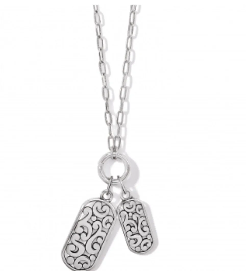 Brighton Contempo Token Tag Necklace