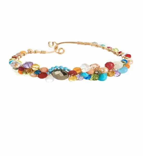 Brooke Multigem Shepherd's Hook Bracelet