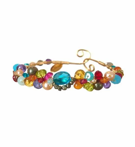 Brooke Multigem Shepherd's Hook Bracelet