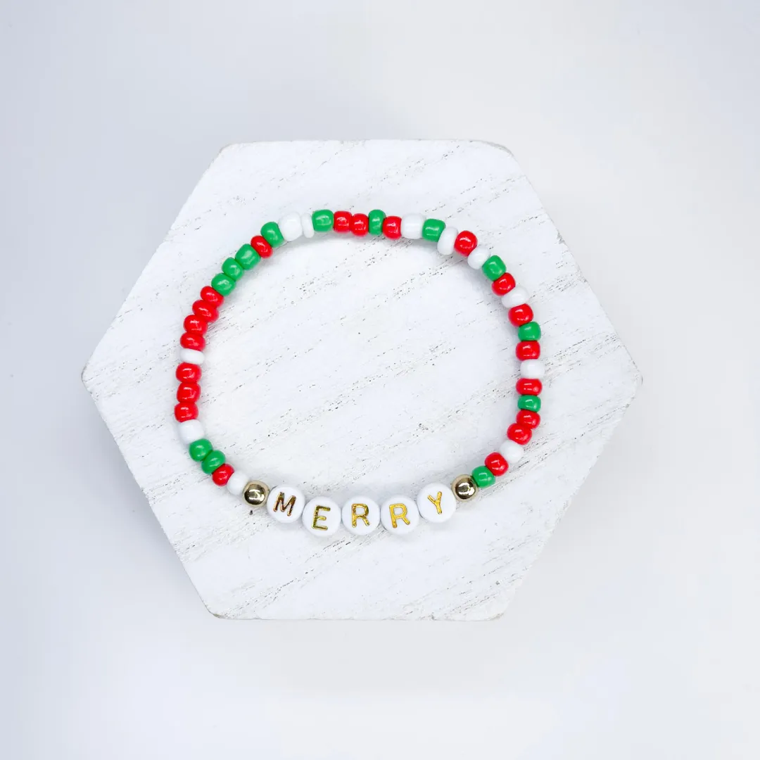 Buy 3 for $10 | Christmas Friendship Stretch Bracelets