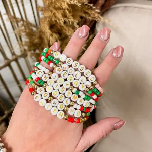 Buy 3 for $10 | Christmas Friendship Stretch Bracelets