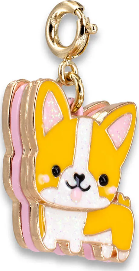 Charm It! Gold Corgi