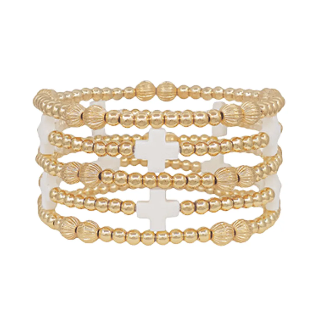 Color Cross Bracelet Set