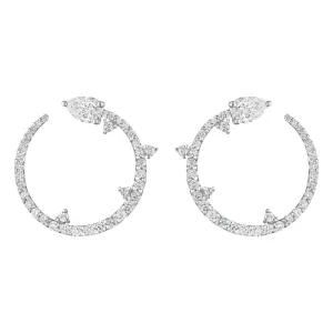 Diamond Forward Facing Constellation Hoops