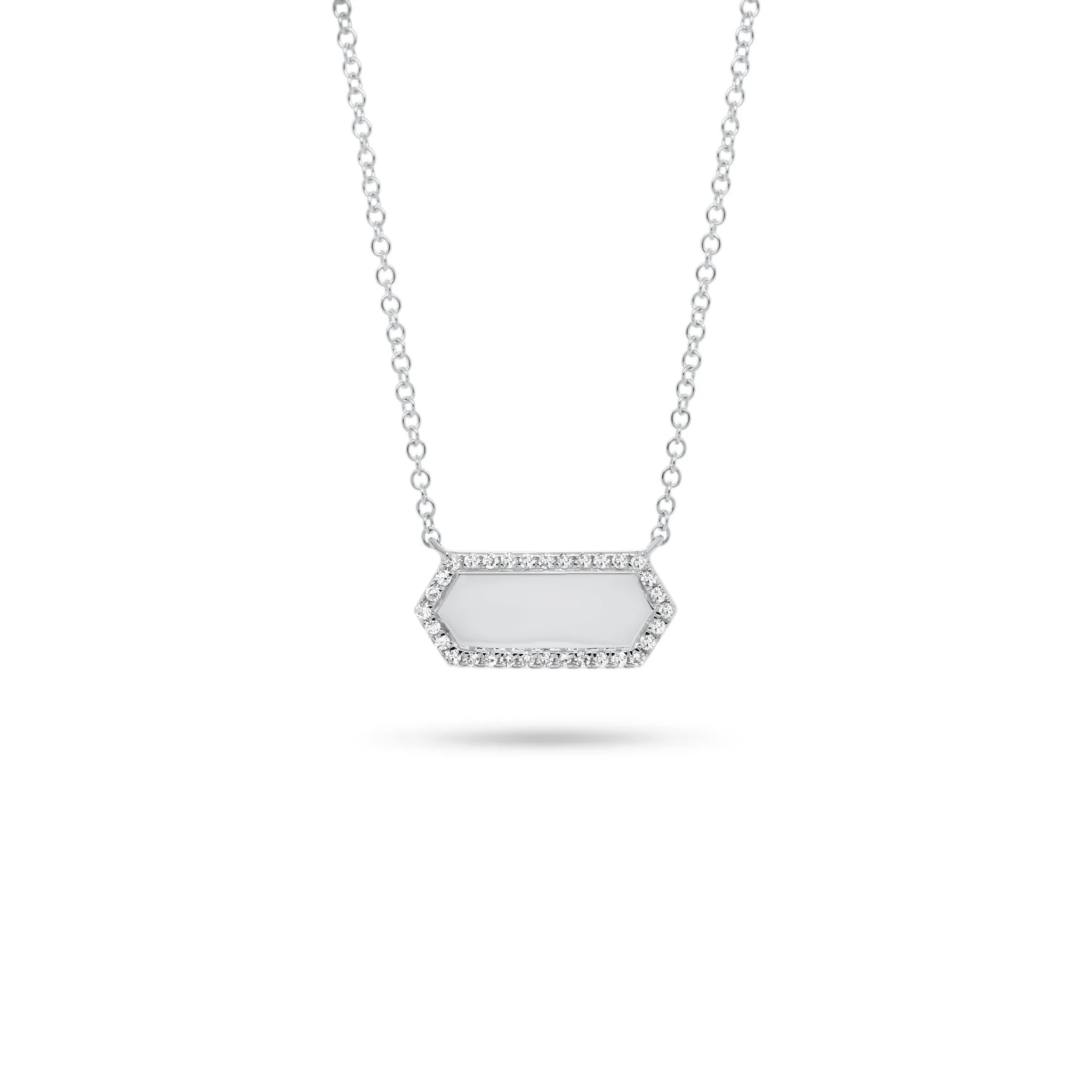 Diamond Modern Shape Pendant