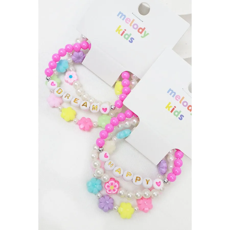 FLOWER BRACELET SET