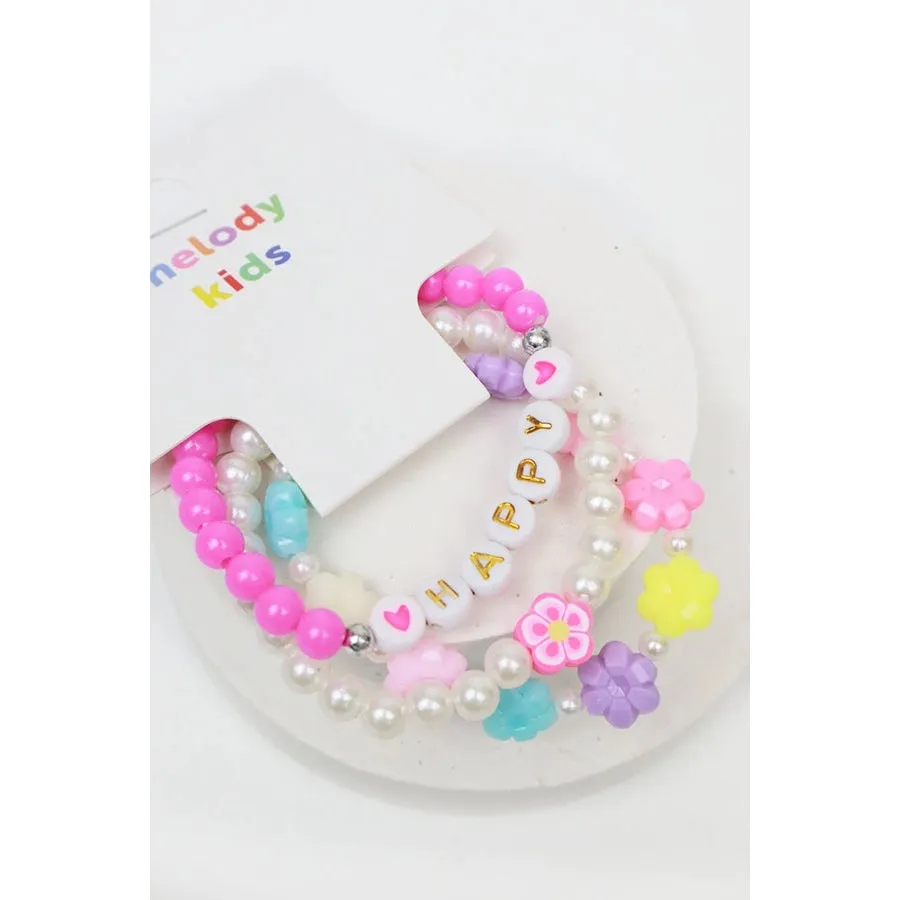 FLOWER BRACELET SET