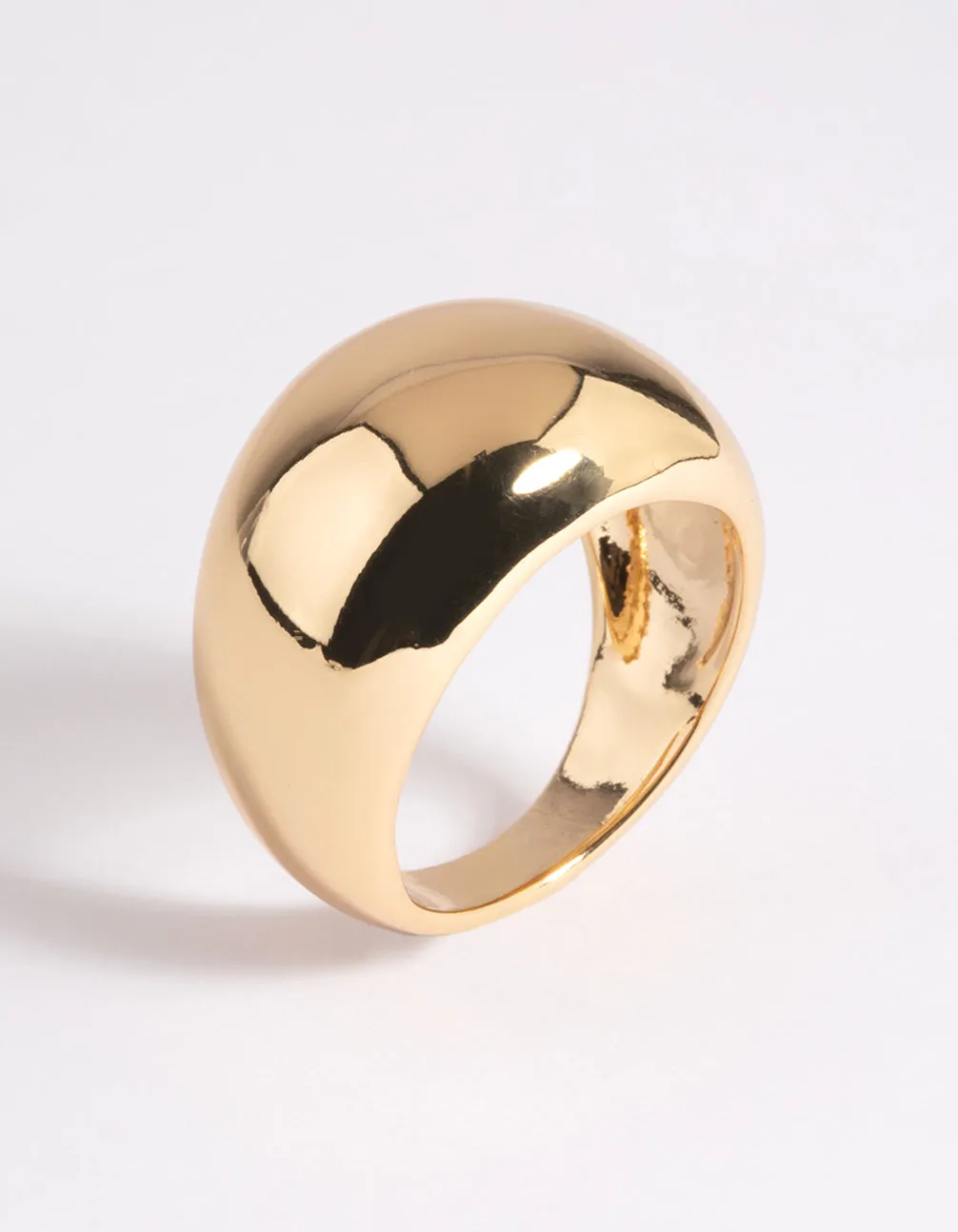 Gold Plated Dome Ring