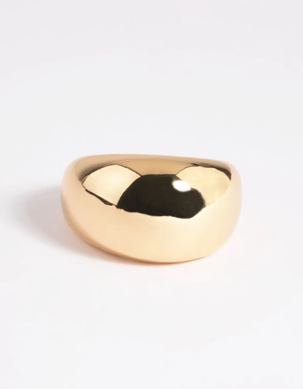 Gold Plated Dome Ring