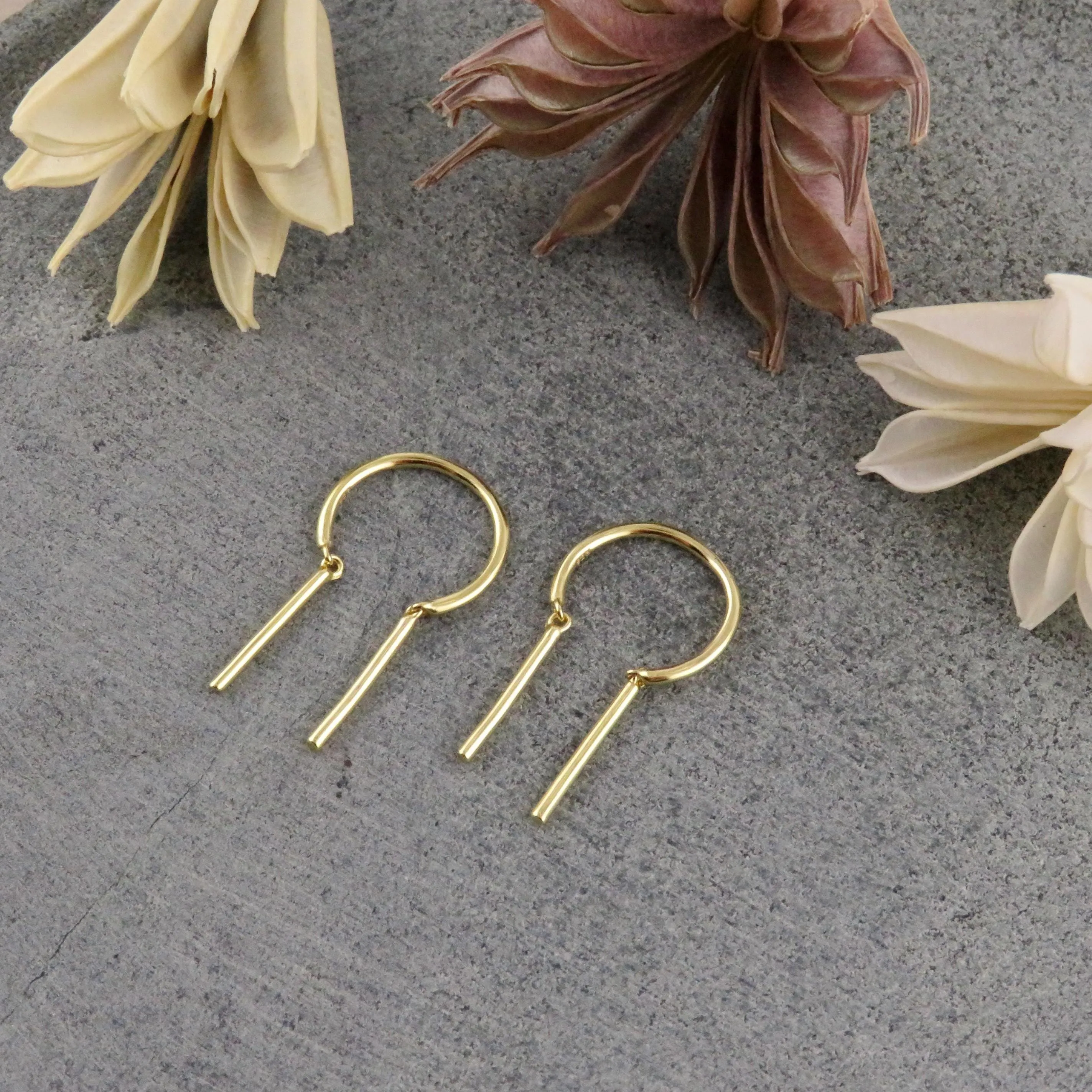 Gold Simple Threader Earrings