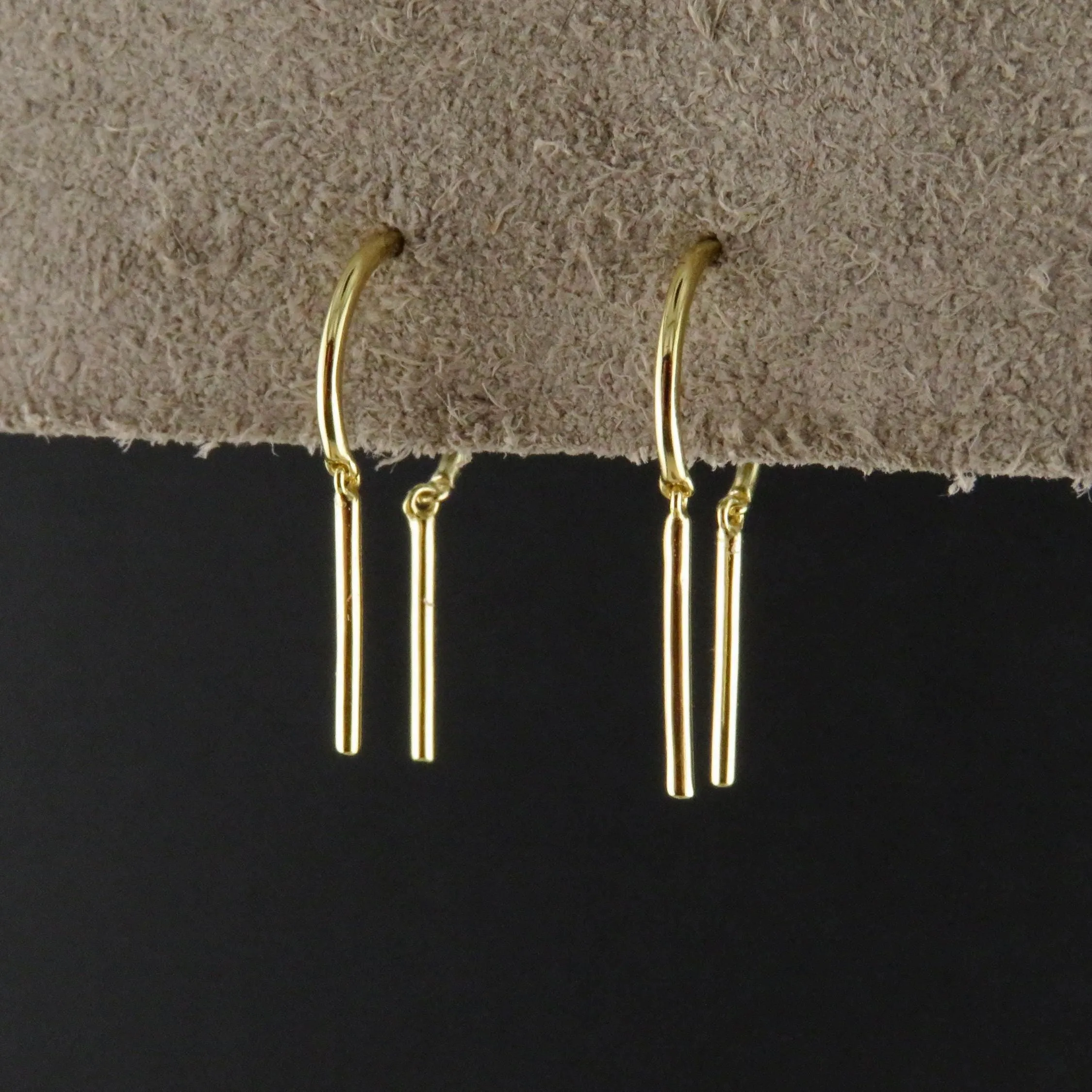 Gold Simple Threader Earrings