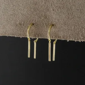 Gold Simple Threader Earrings