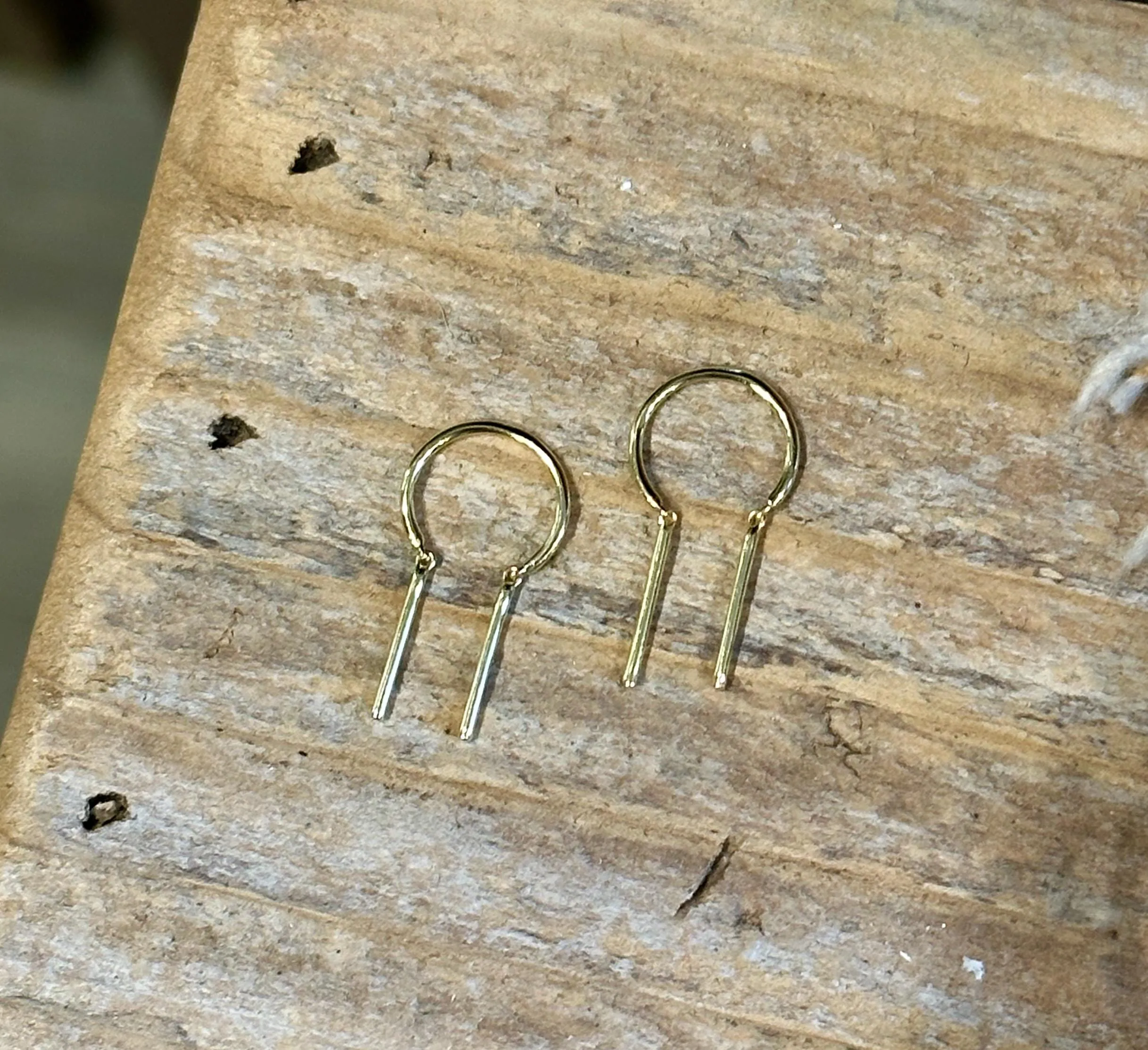 Gold Simple Threader Earrings