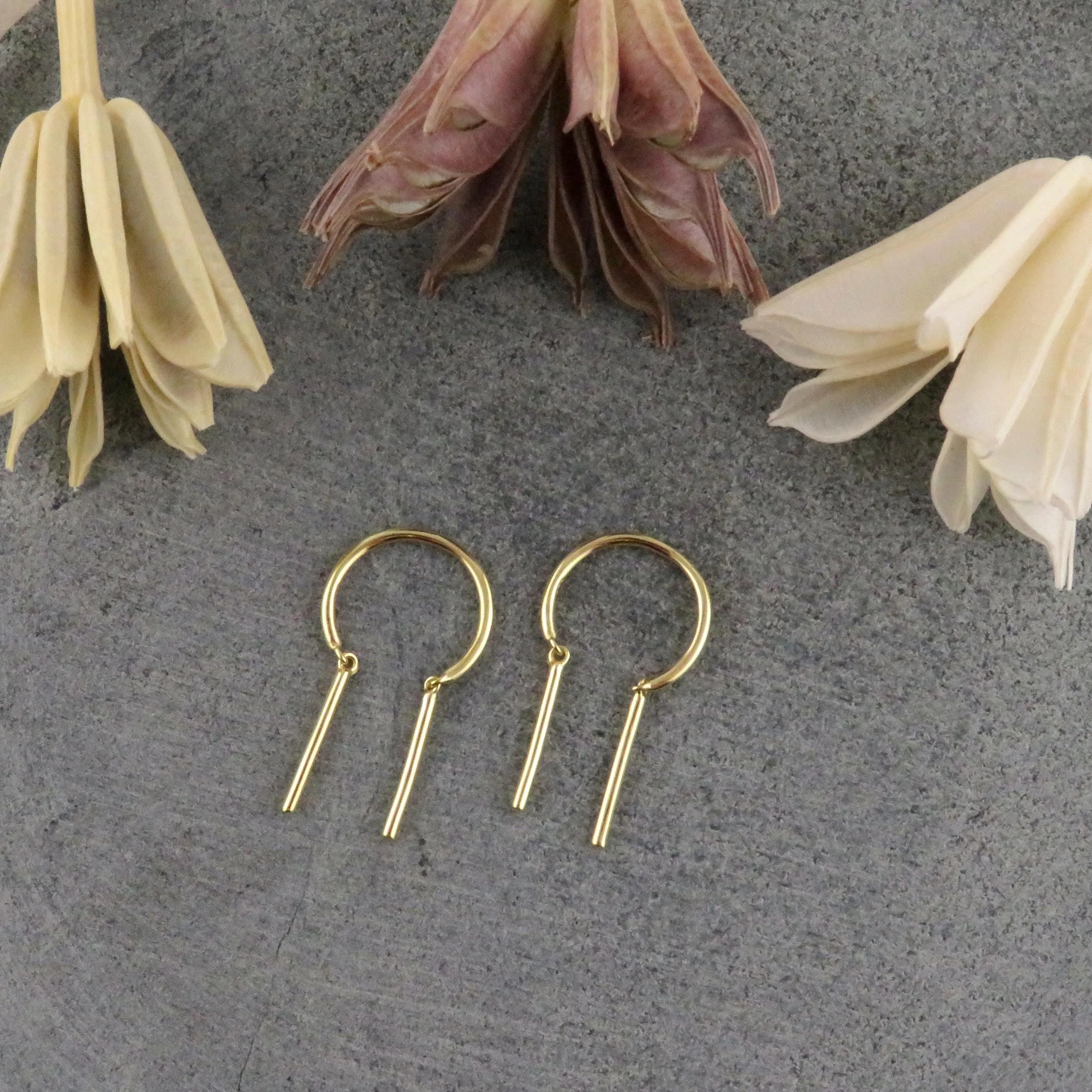 Gold Simple Threader Earrings