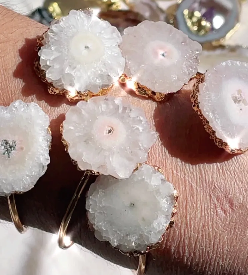 Golden Solar Quartz Bangles