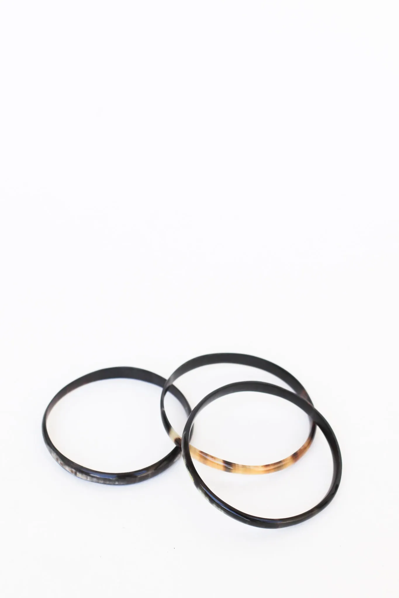 Horn Bangle Trio Set