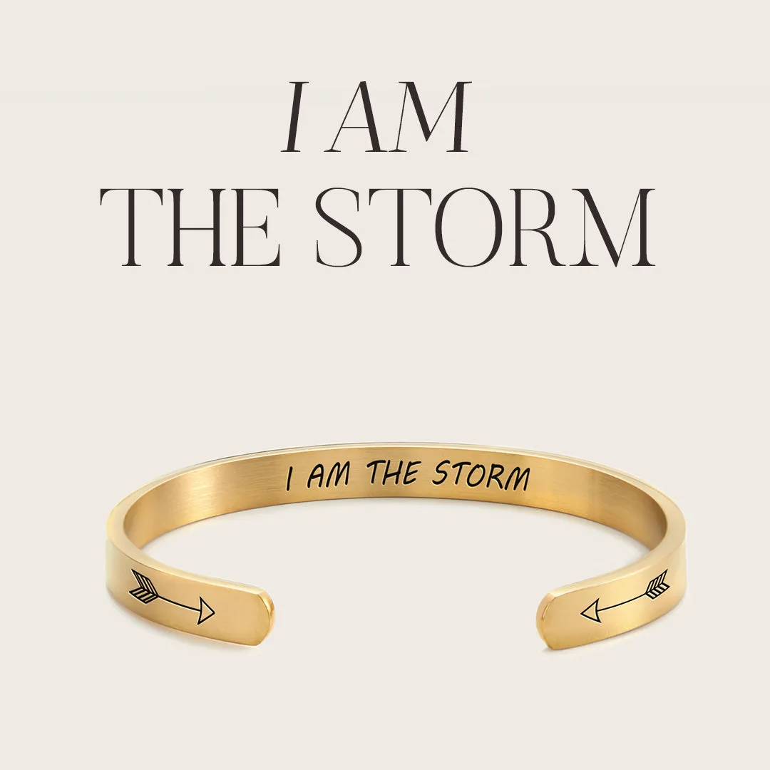 I Am The Storm Cuff Bracelet