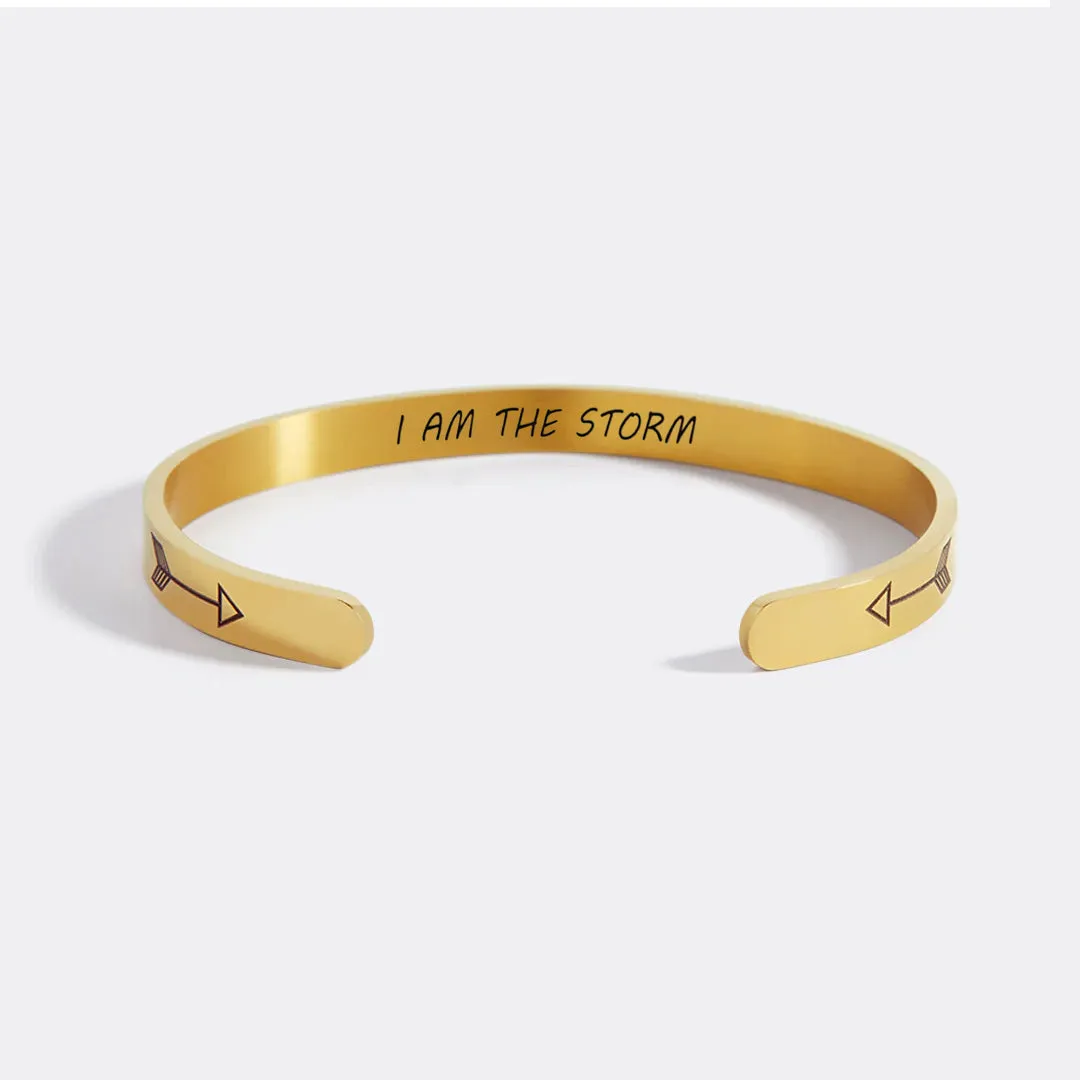 I Am The Storm Cuff Bracelet