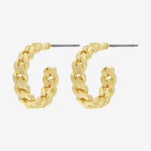 INFINITY SIMPLE HOOP GOLD PLATING