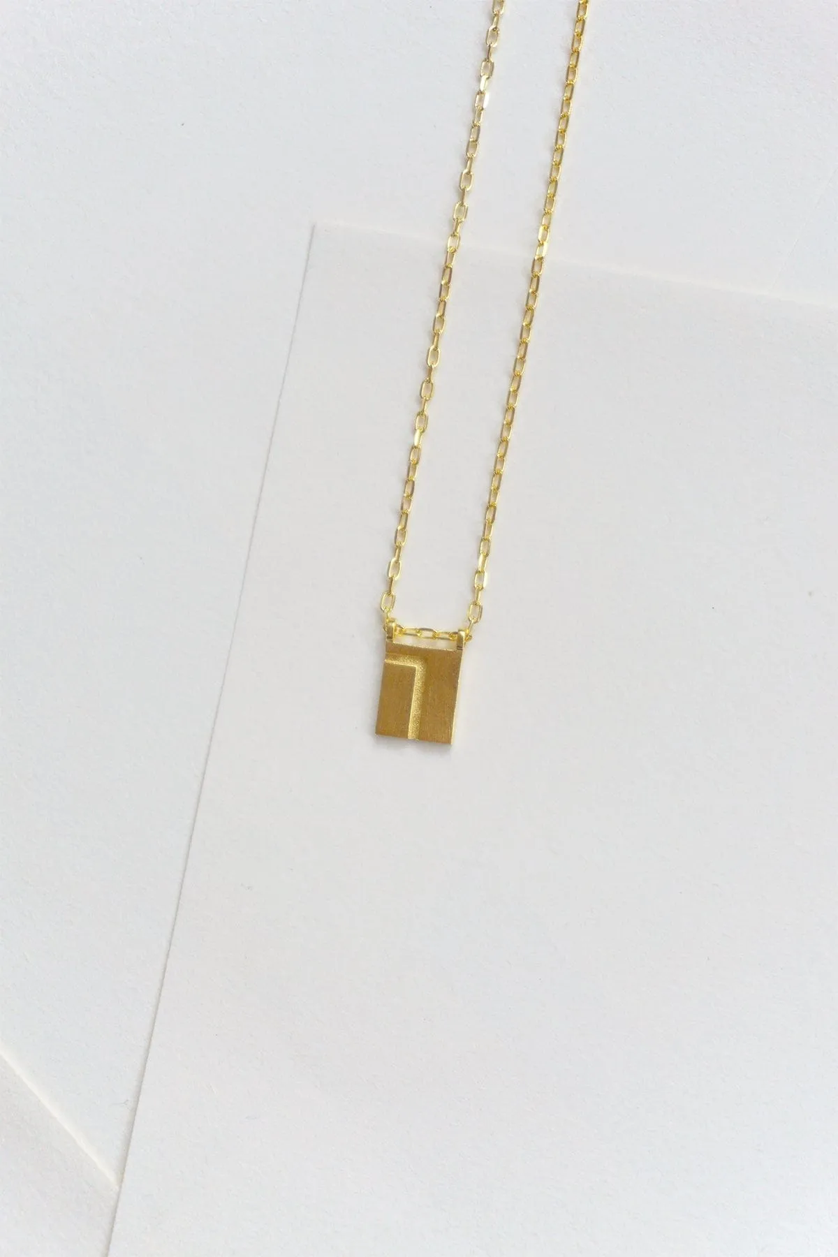 Initial Necklace - Gold Plated