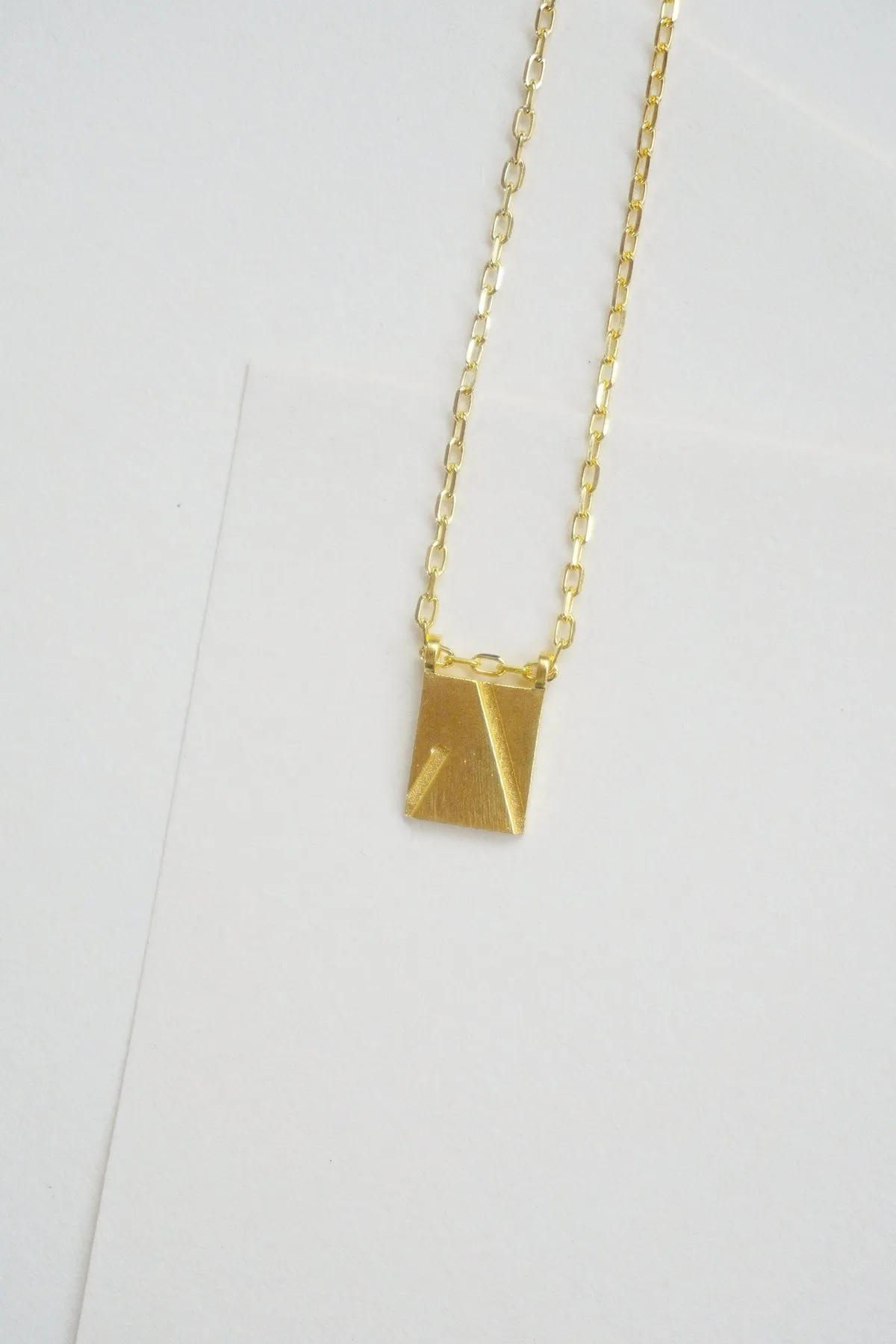 Initial Necklace - Gold Plated