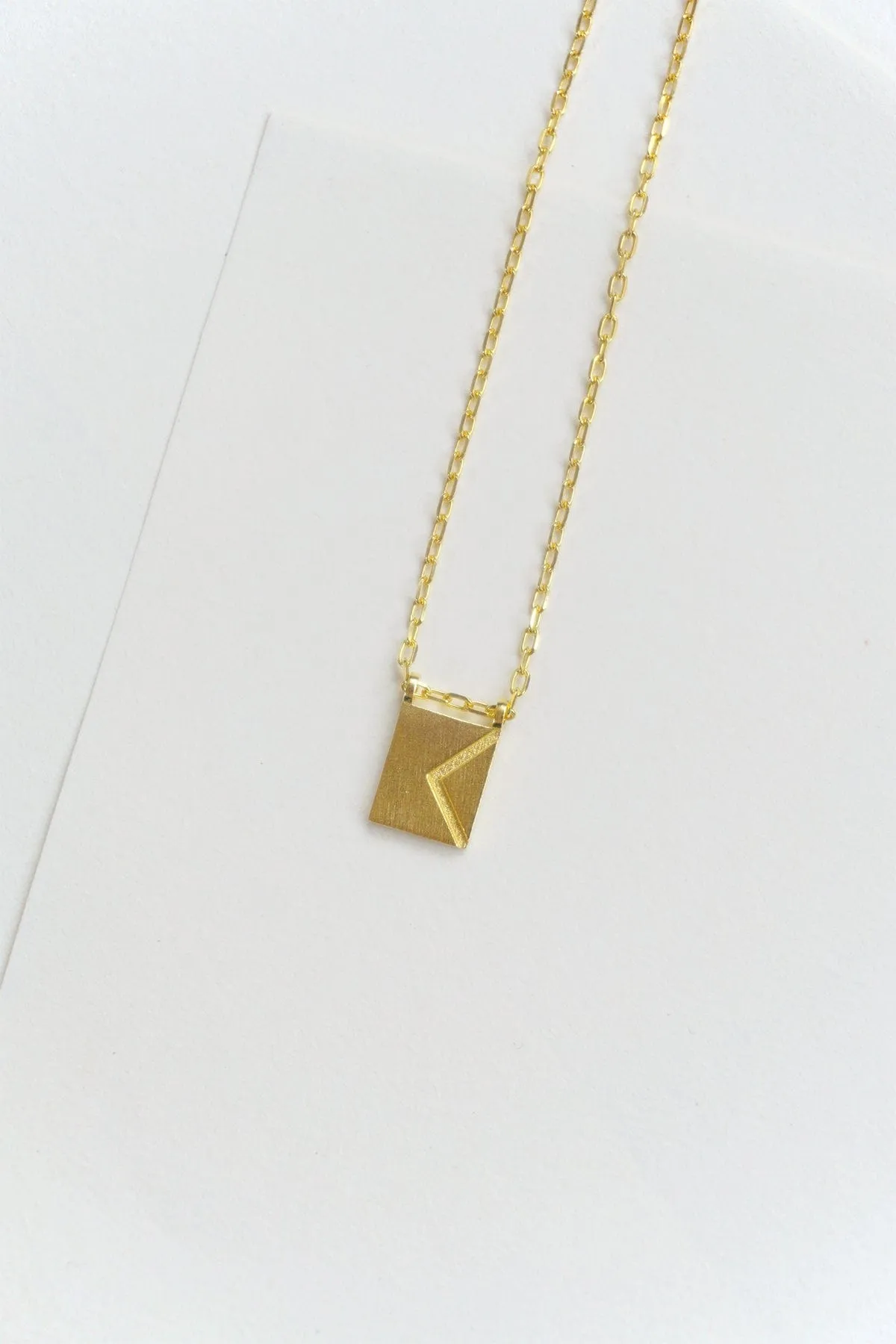 Initial Necklace - Gold Plated