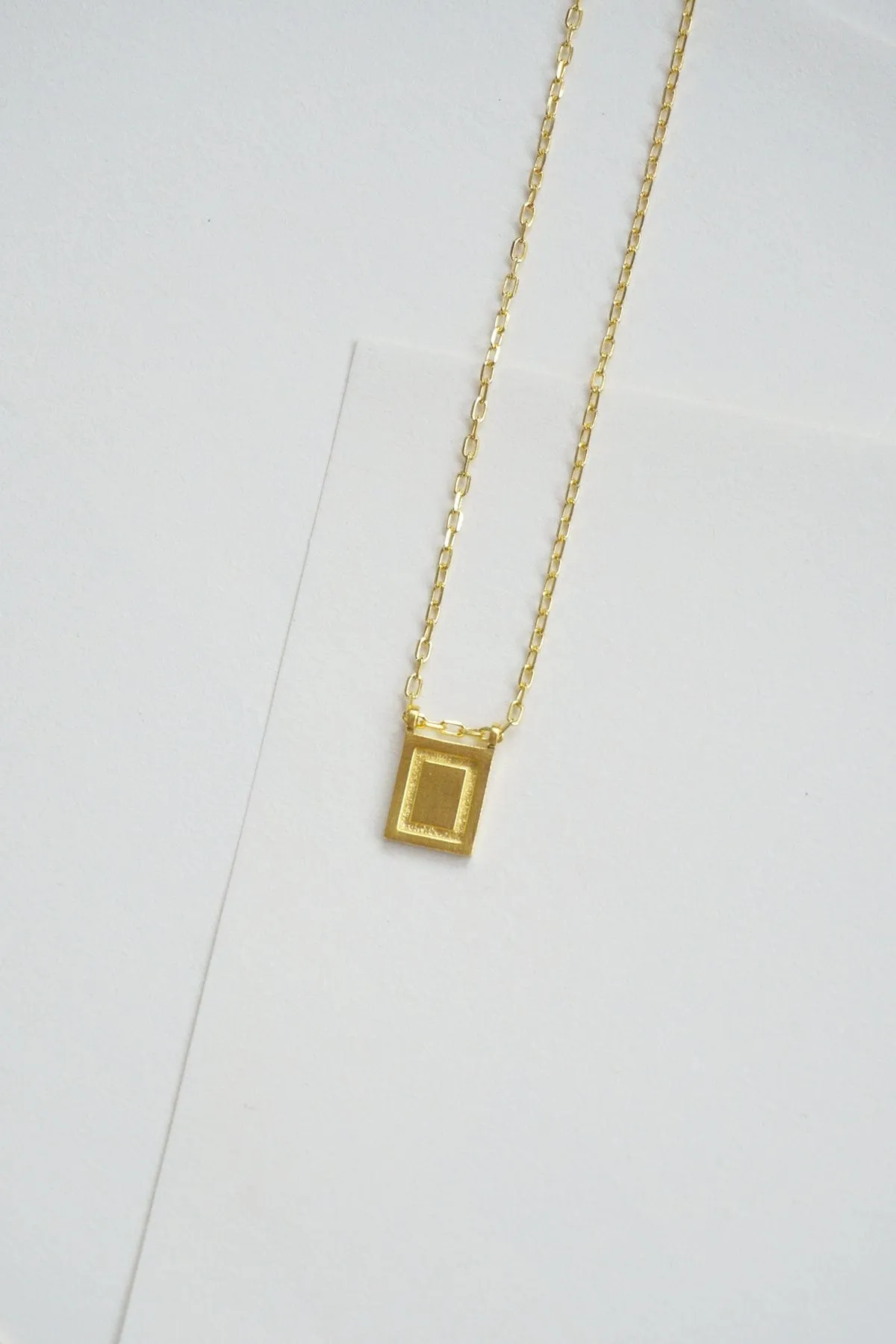 Initial Necklace - Gold Plated