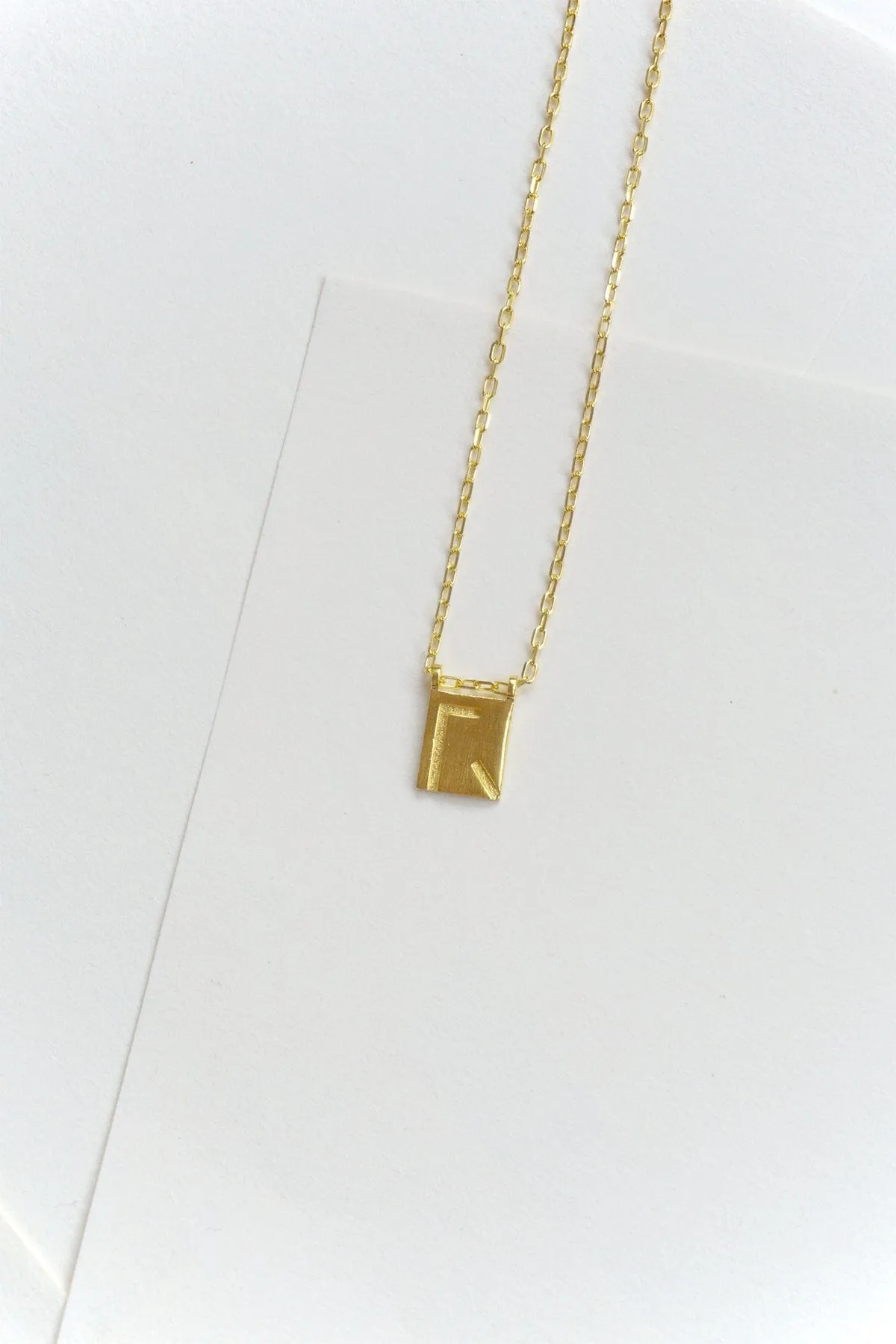 Initial Necklace - Gold Plated