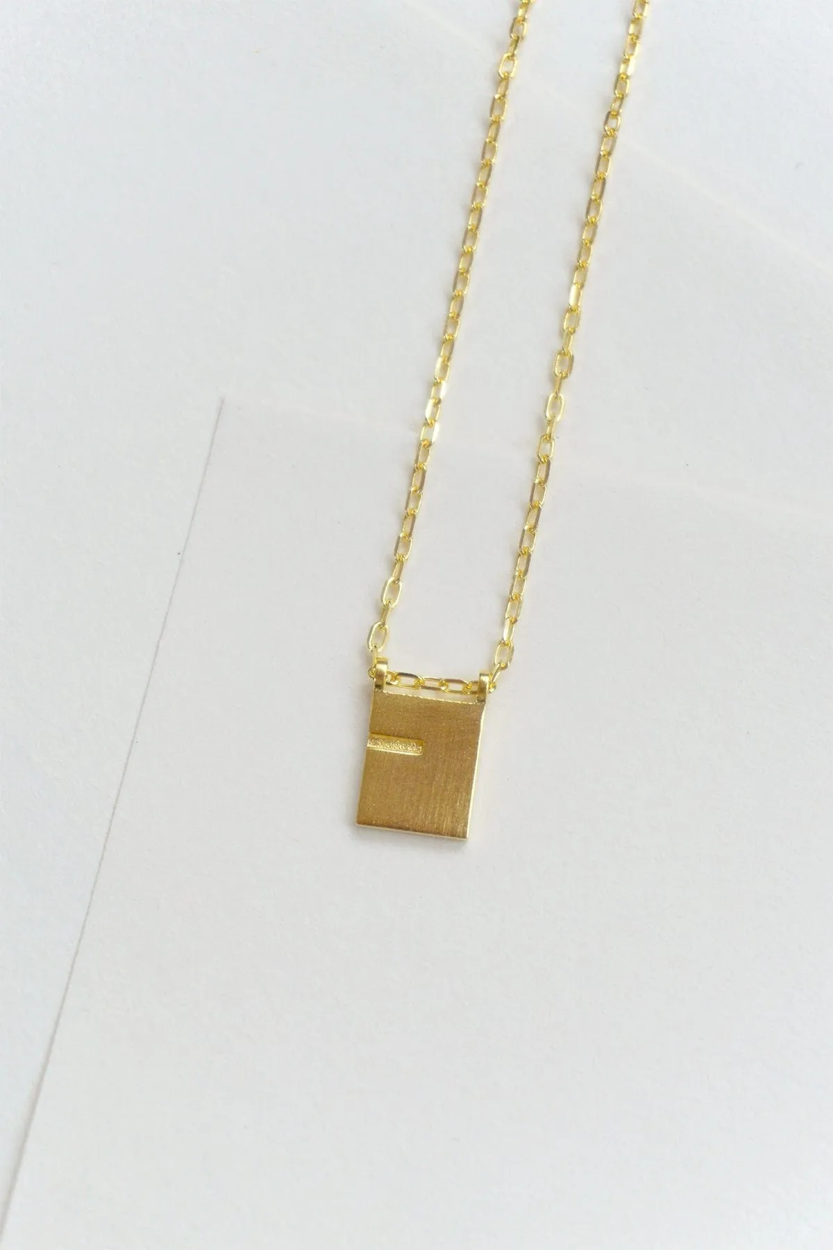 Initial Necklace - Gold Plated