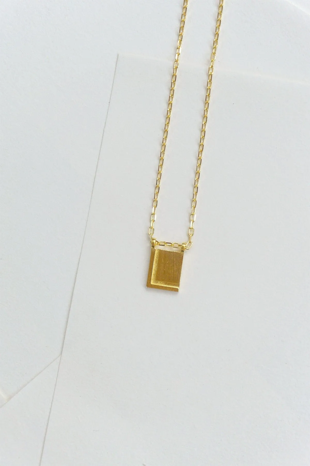 Initial Necklace - Gold Plated