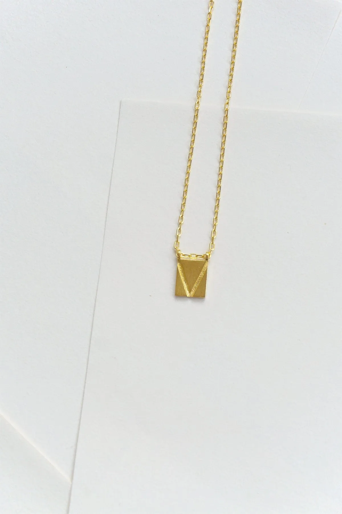 Initial Necklace - Gold Plated