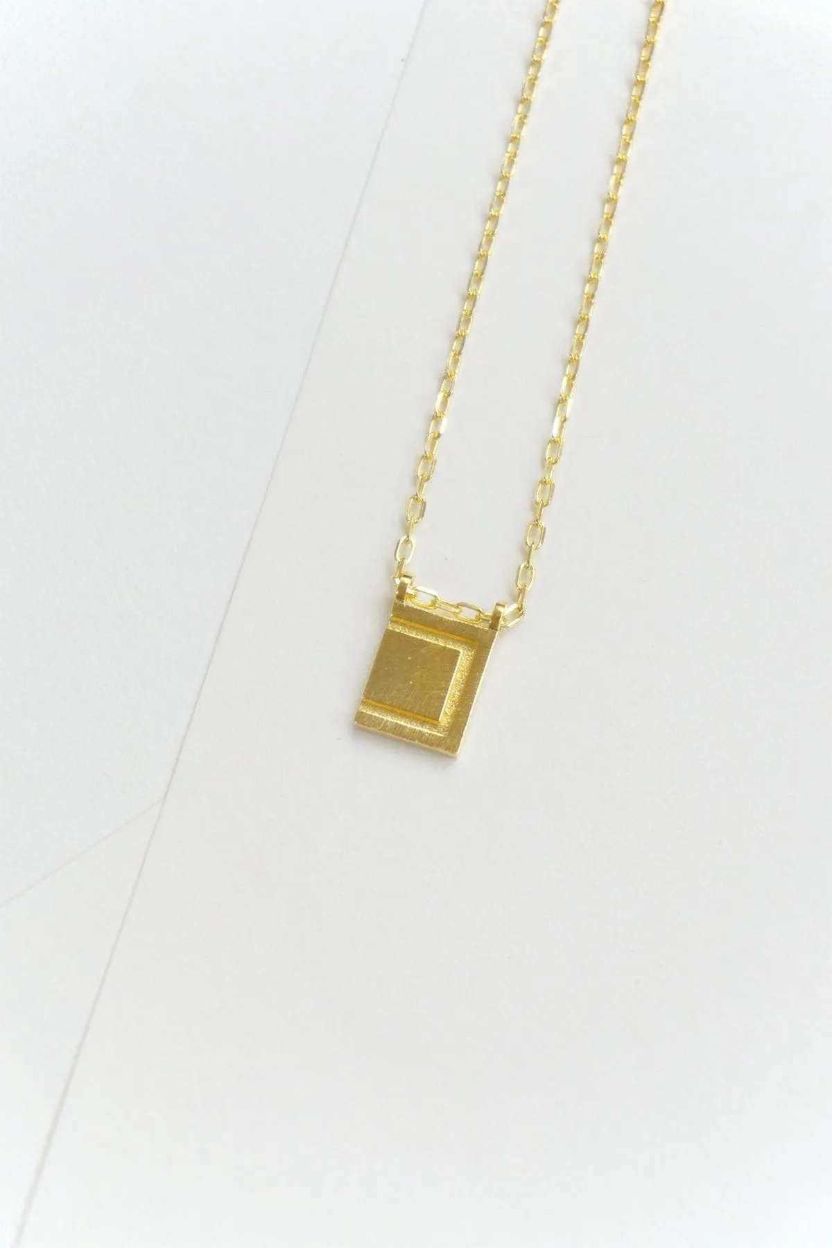 Initial Necklace - Gold Plated