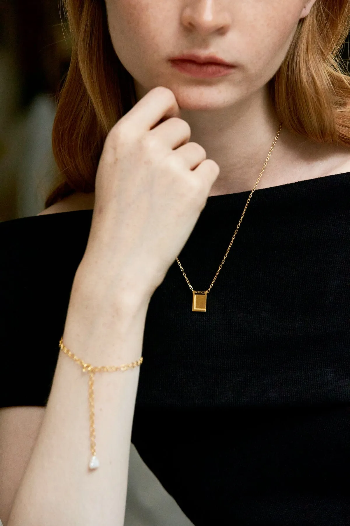 Initial Necklace - Gold Plated