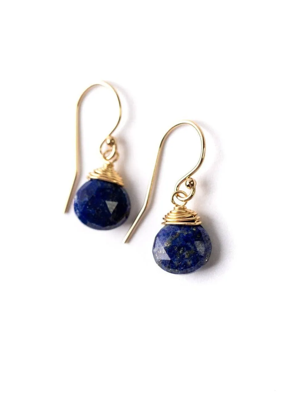 Kaleidoscope Lapis Simple Earrings