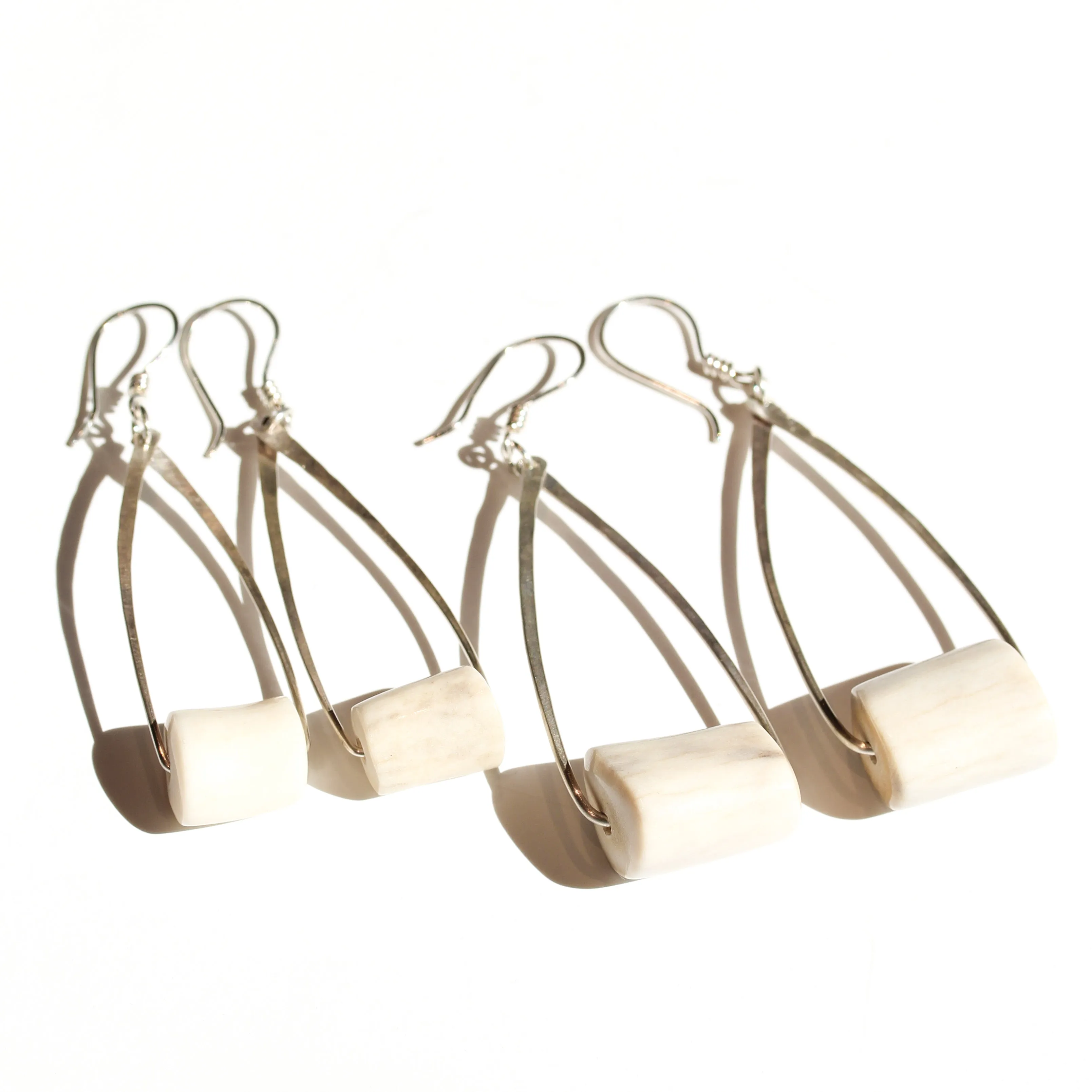 Large Antler Forward Hoops