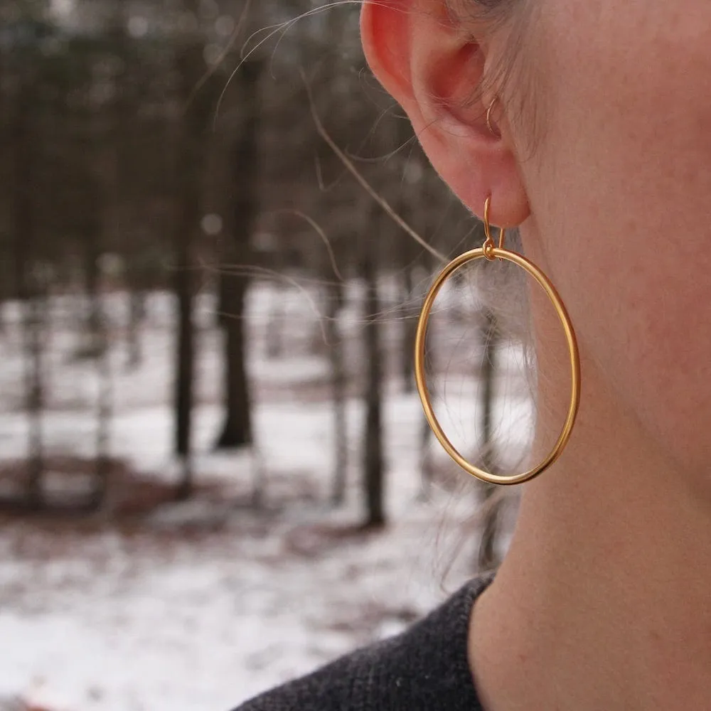 Large Wire Hoops