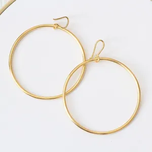 Large Wire Hoops